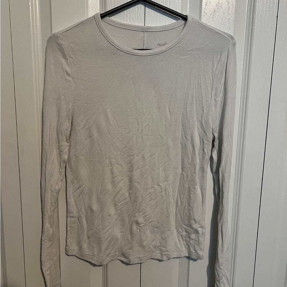 nuuds Classic Cream Long Sleeve Tee